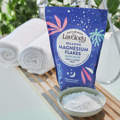 Snoozy Himalayan Sea Salt Bath Soak with Magnesium Flakes - Reed +